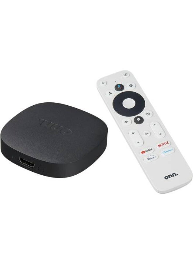 ONN Google TV 4K UHD Resolution Streaming Box with Remote Control - Image 1