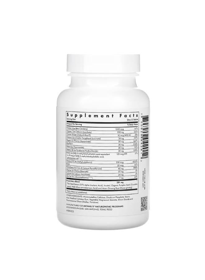 مايكلز ناتوروباثيك Pre Teen Boys Multivitamin 60 Vegetarian Tablets - Image 2