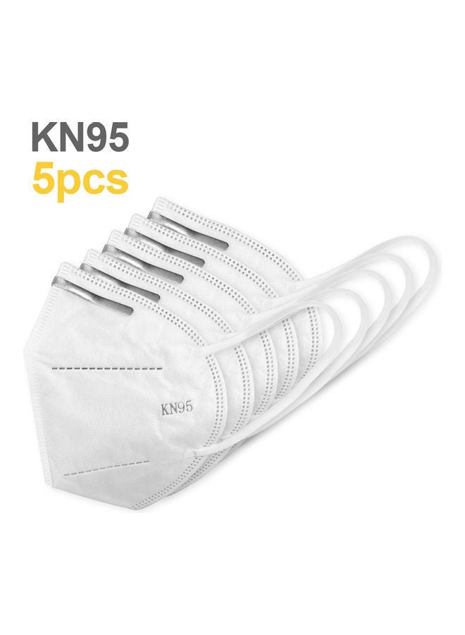 NIBEMINENT 5-Piece KN95 Disposable Face Mask With 4-Layer - Image 1
