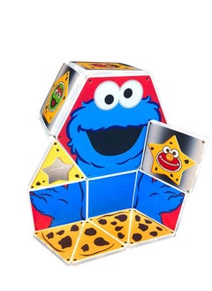 MAGNA-TILES Sesame Street Cookie Monster's Shapes, 17 Pieces| Connect With Magnets, Kids Building Toys, For Ages 3+  - Image 3