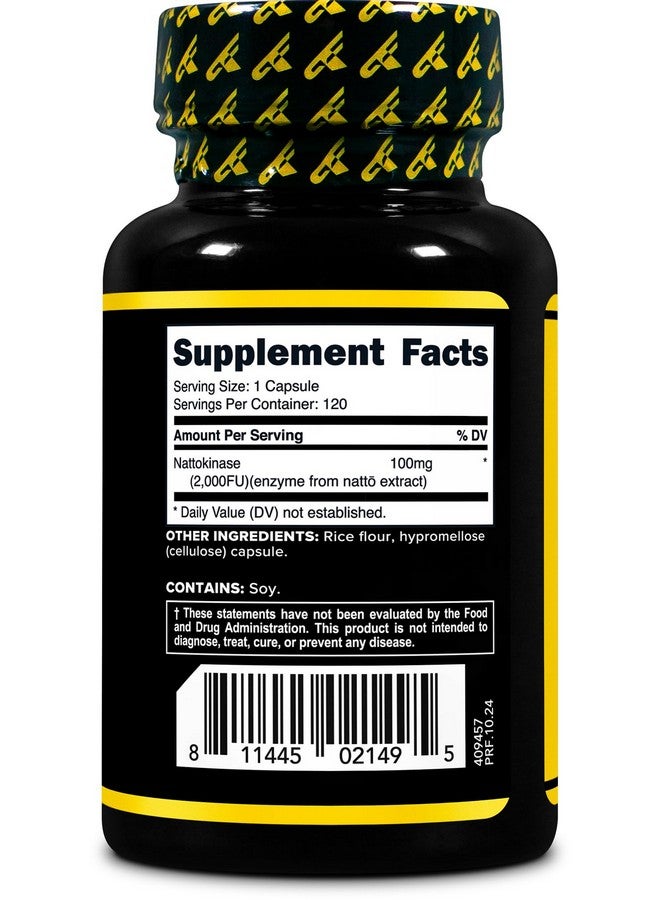 Primaforce Nattokinase (100mg) 2000 FU Per Serving, 120 Capsules - Image 4