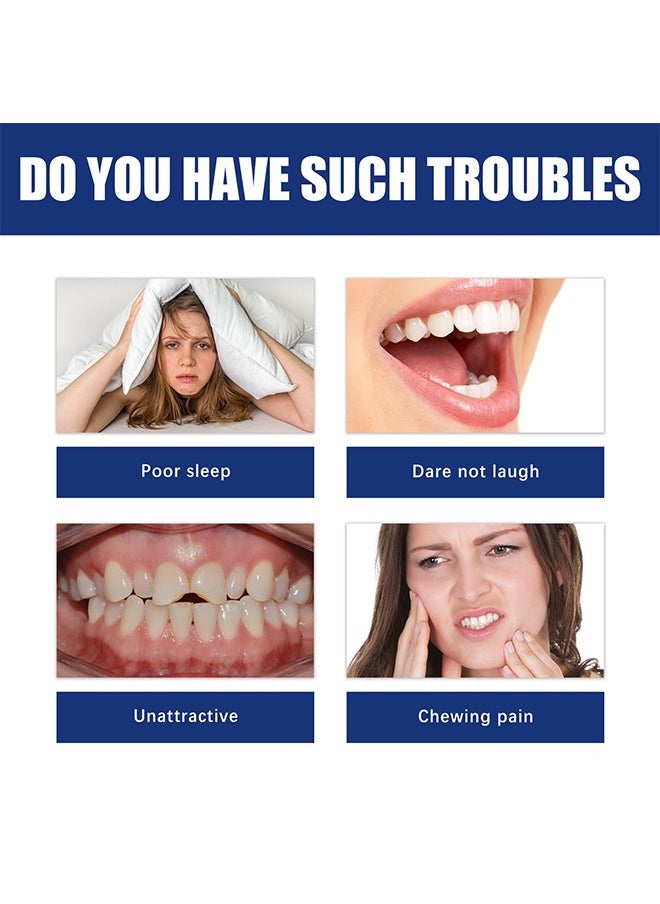 EELHOE Jaw Adjustment Bracket - Teeth Aligners for Straightening Teeth - Correcting Chin Retraction - Crooked Teeth - Malformed Buck Teeth - Oral Care Brace - Bruxism Night Guard  - Image 3