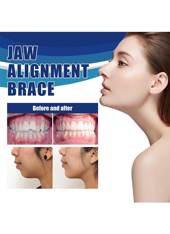 EELHOE - Jaw Adjustment Bracket - Teeth Aligners for Straightening Teeth - Correcting Chin Retraction - Crooked Teeth - Malformed Buck Teeth - Oral Care Brace - Bruxism Night Guard - Image 1