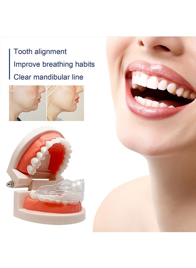 EELHOE - Jaw Adjustment Bracket - Teeth Aligners for Straightening Teeth - Correcting Chin Retraction - Crooked Teeth - Malformed Buck Teeth - Oral Care Brace - Bruxism Night Guard - Image 1