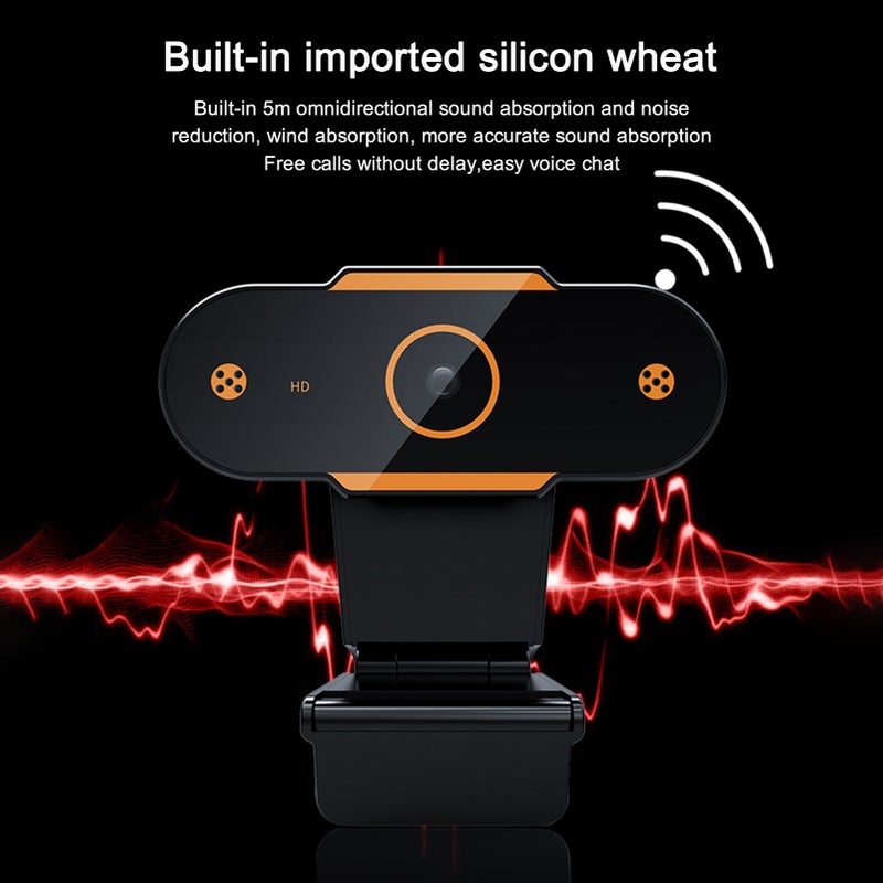 Webcam: 480P Resolution - Plug And Play, Noise-Reduction Built-In Microphone, Multi-Function Base Webcam For Video Chat, Remote Classroom, Video Conference - Image 5