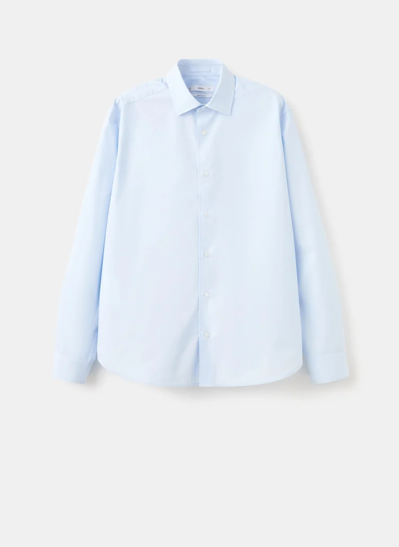 Mango Man 50-CELESTE Regular-Fit 100% Cotton Shirt for Men | Best Price UAE