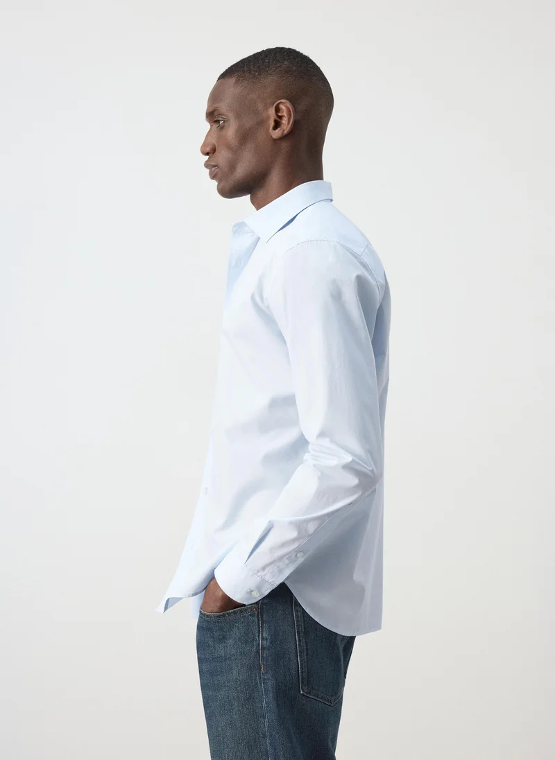 Mango Man 50-CELESTE Regular-Fit 100% Cotton Shirt for Men | Best Price UAE