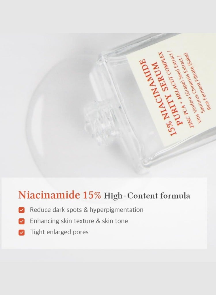 Dr.althea Dr. Althea 15% Niacinamide Purity Serum – Brightening & Oil-Control Serum, 30ml – Reduces Dark Spots & Minimizes Pores - Image 5