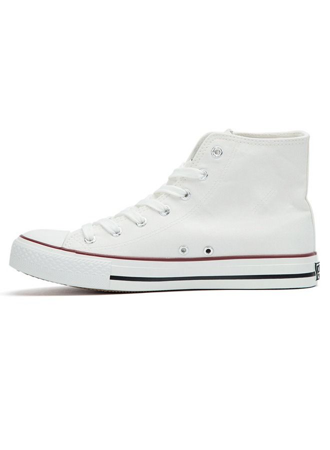 Beauenty Unisex High Top Canvas Sneakers Casual Lace up Canvas Shoes - Image 1