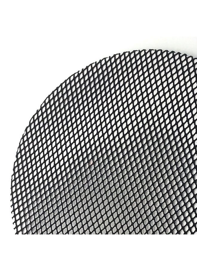 GARASANI - 5 Pack Women Ballet Dance Skating Snoods Hair Net Bun Cover Black (Middle Mesh) - Image 1