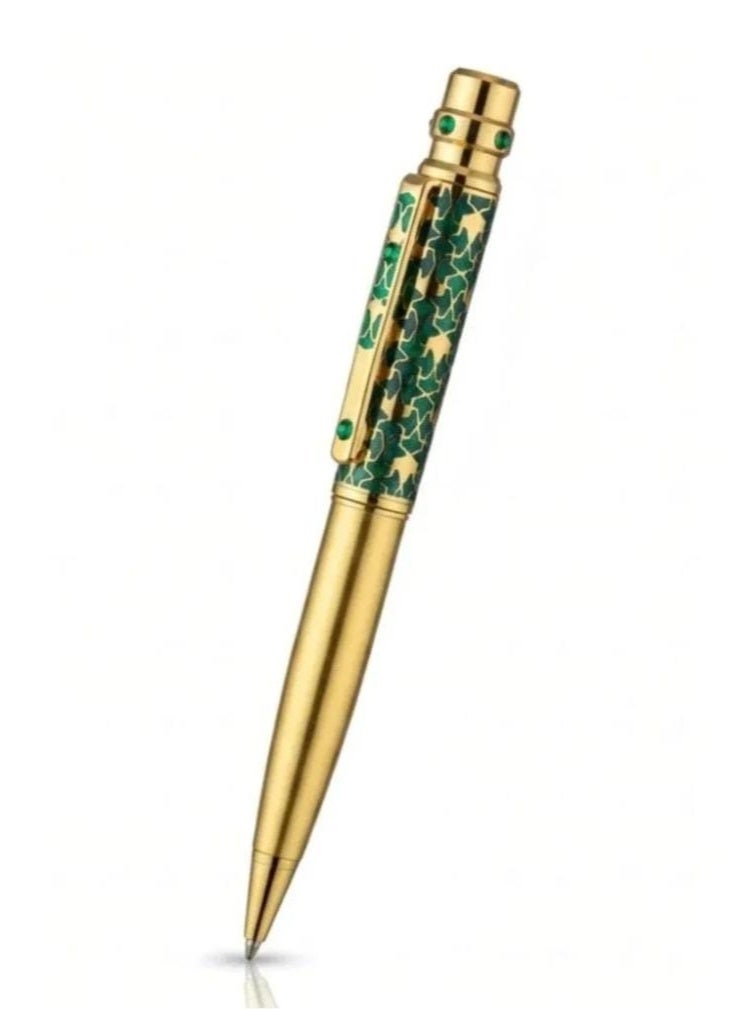 A pen with a luxurious design, heavily inspired by the styles of high-end brands.