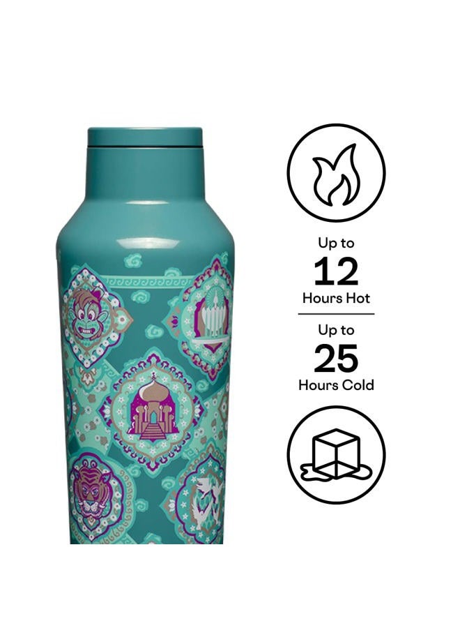 CORKCICLE Disney Princess Jasmine Insulated Canteen Travel Water Bottle, Triple Insulated Stainless Steel, Keeps Beverages Cold for 25 Hours or Warm for 12 Hours, 20oz - Image 2