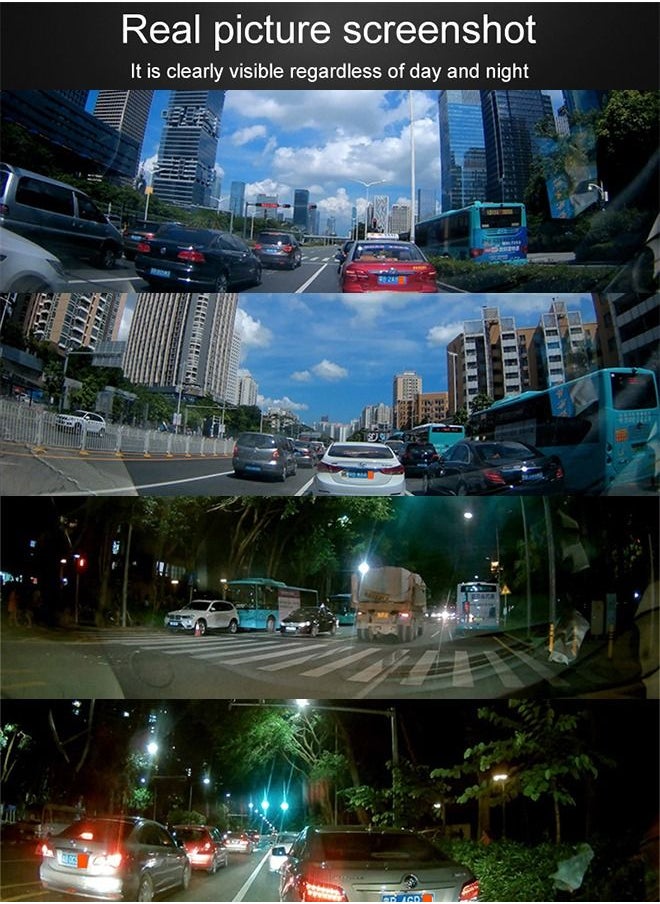 Mi VAZA - Dash Cam - Front and Rear Camera - 2160P or 1080P - Built in WiFi, ADAS - Car Camera with Night Vision and Parking Monitor - Image 1