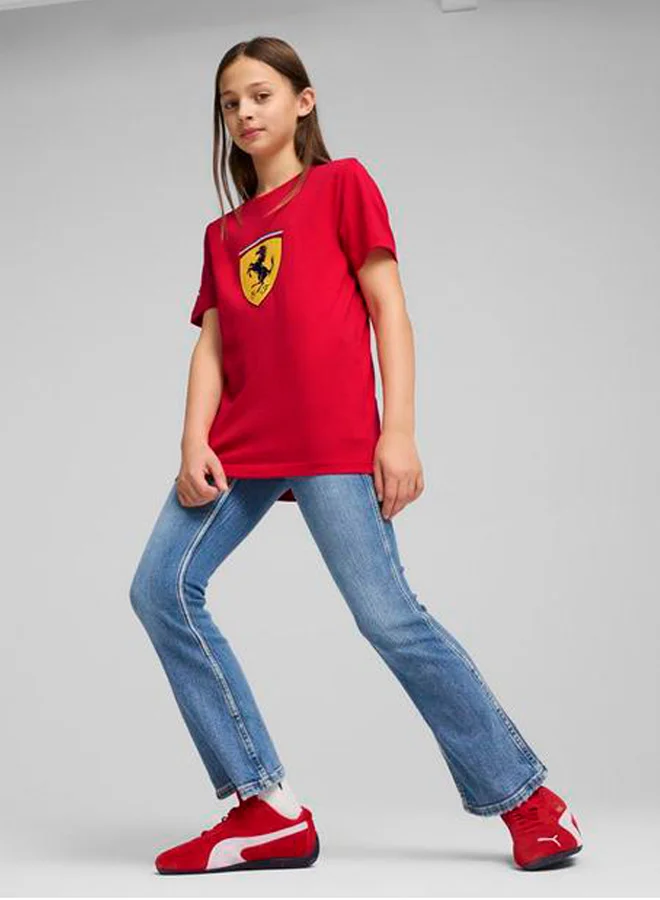 PUMA Youth Ferrari Race Big Shield T-Shirt