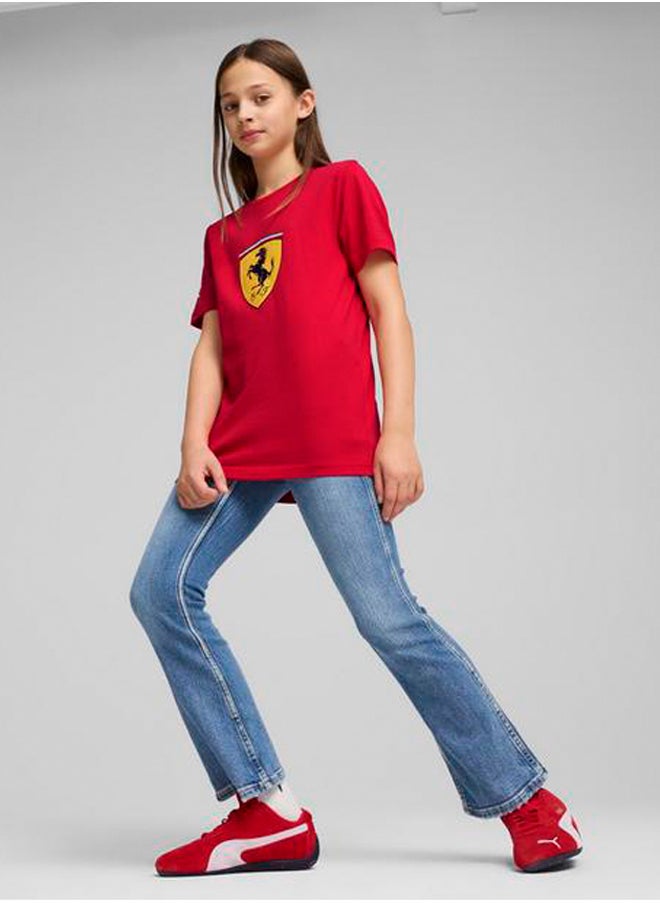 PUMA - Youth Ferrari Race Big Shield T-Shirt - Image 1