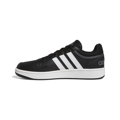 adidas Men's Hoops 3.0 Low Basketball Shoe, Core Black/White/Grey, 9.5 - Image 1