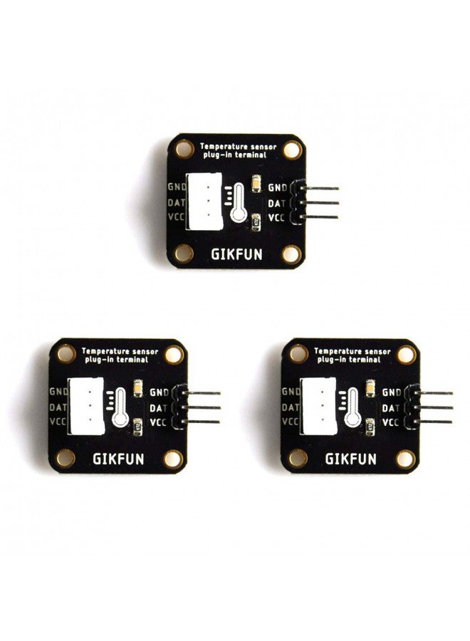Gikfun Gikfun DS18B20 Waterproof Digital Temperature Sensor with Adapter Module for Arduino (Pack of 3 Sets) EK1183  - Image 3