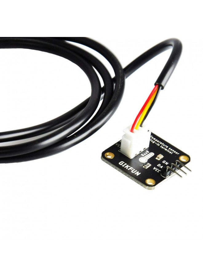 Gikfun Gikfun DS18B20 Waterproof Digital Temperature Sensor with Adapter Module for Arduino (Pack of 3 Sets) EK1183  - Image 2