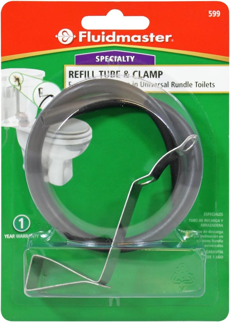 Fluidmaster 599 Refill Tube and Clamp Replacement , Black - Image 2