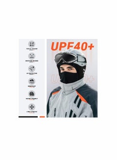 Excefore Cycling Face Mask Motorcycle Cycling Ski Mask UV Protection Helmet Liner Windproof Outdoor Headwear Men Women Sunscreen Dustproof Comfortable Skin-Friendly and Breathable  - Image 2