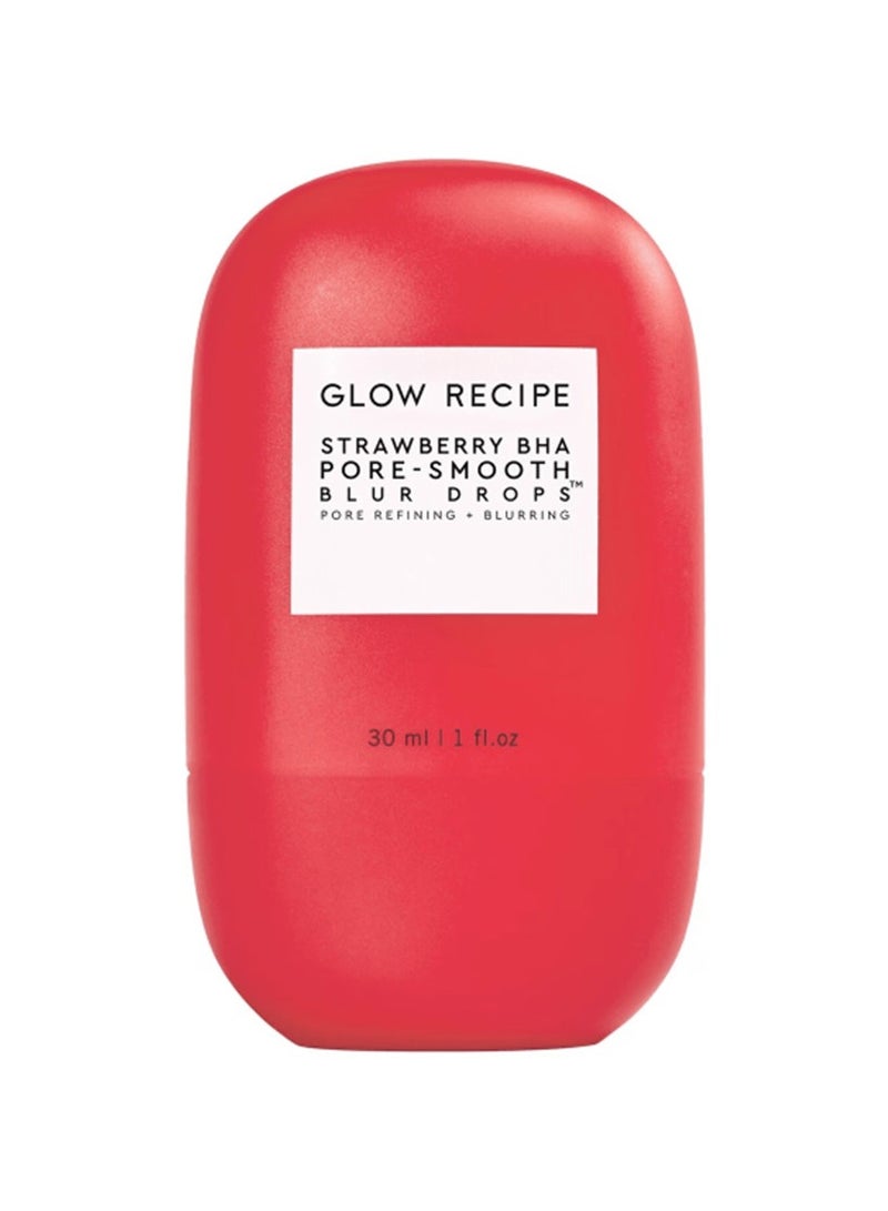 GLOW RECIPE Strawberry BHA Pore-Smooth Blur Drops, 30ML