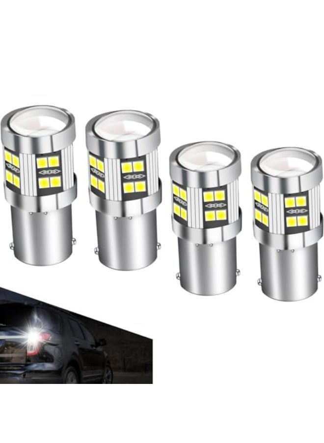 Bukela Super Bright LED Bulbs -for Reverse, Brake, Turn Signal, and Interior Lights, 6000K White Light Bulb, 12V-24V DC, Ideal for Cars, RVs, and Trucks & Car - Image 1