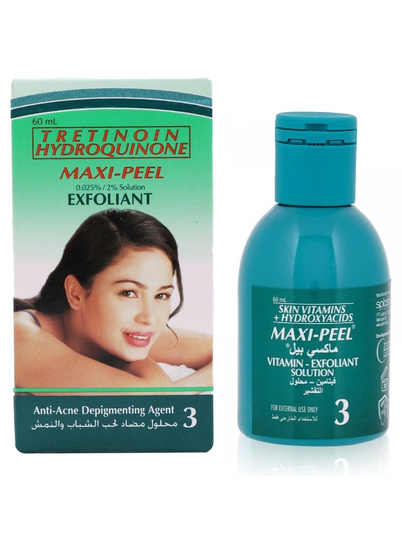 MAXI PEEL - Exfoliant Anti Acne Depigmenting Agent No.3 - 60ml - Image 1
