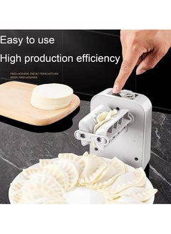NBB GLOBAL TRADERS Electric Dumpling Maker Machine | Automatic Dumpling Maker | Adjustable, Easy to Operate Home Dumpling Press | Includes Spoon & Brush | Fast Dumpling Mould Machine  - Image 2
