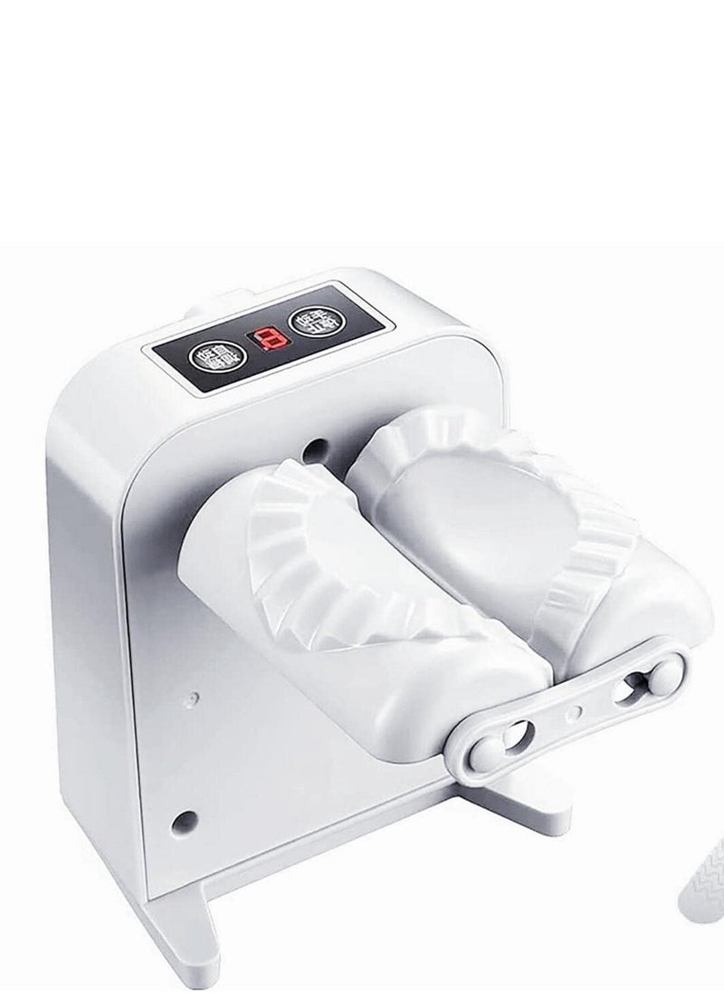 NBB GLOBAL TRADERS - Electric Dumpling Maker Machine | Automatic Dumpling Maker | Adjustable, Easy to Operate Home Dumpling Press | Includes Spoon & Brush | Fast Dumpling Mould Machine - Image 1