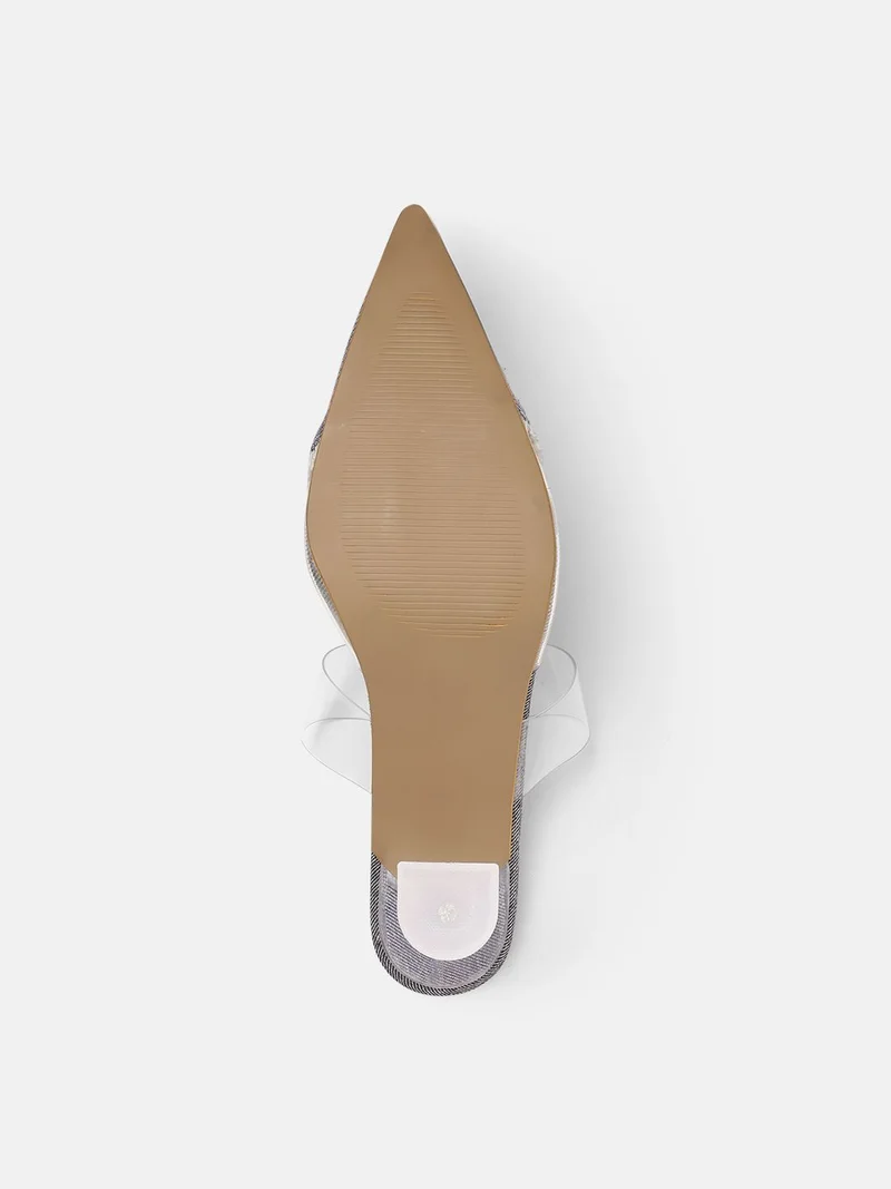 Zoriworld Denim Amor Denim Heart Heels for Women - High Heels, 3 Inch for Women | Best Price UAE