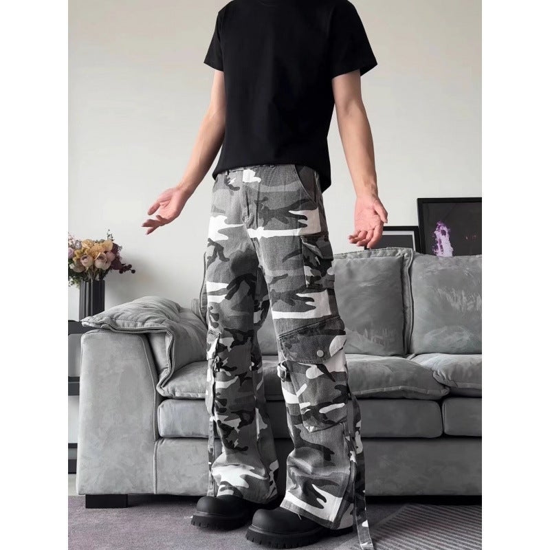 Unisex Classic Denim Jeans Loose Fit Daily Outdoor Wear - Image 5
