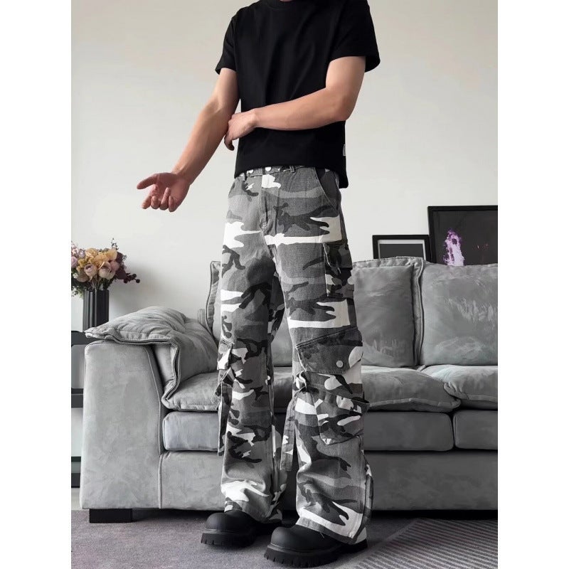 Unisex Classic Denim Jeans Loose Fit Daily Outdoor Wear - Image 2