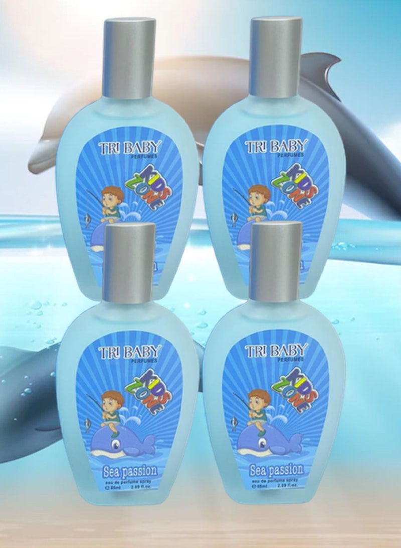 تي أر آي 4 قطع عطر سي باشون للأطفال 85 مل EDP - Image 1