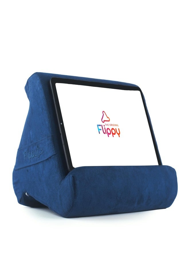 Flippy Tablet Pillow Stand - Tablet Stand, Tablet Holder for Bed, Reading - Lap Stand Compatible with iPad, Kindle, Samsung - True Blue - Image 1