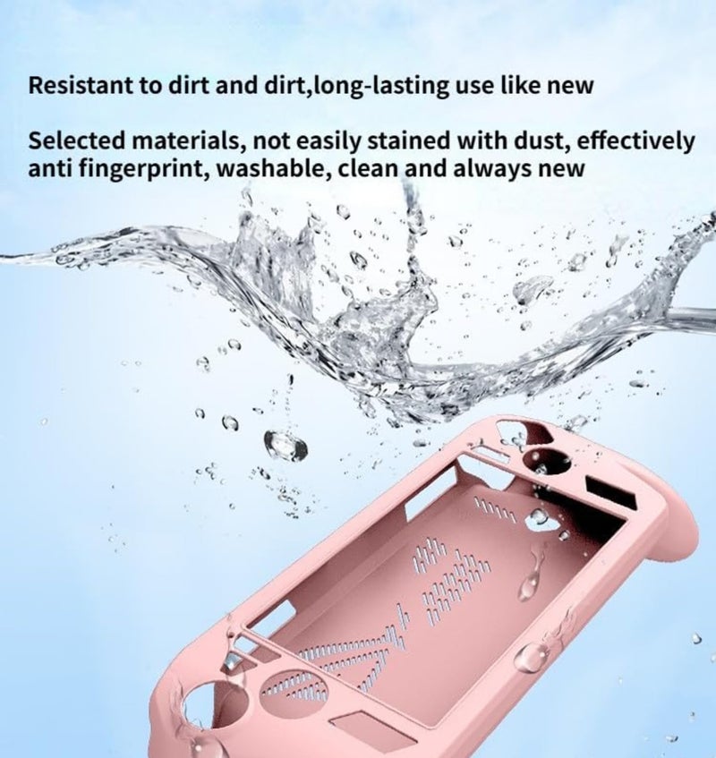 3-in-1 Accessory Kit for ROG Ally X - EVA Case, Silicone Cover, Screen Protectors (Pink) - Image 2