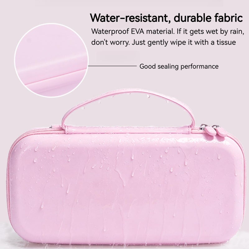 3-in-1 Accessory Kit for ROG Ally X - EVA Case, Silicone Cover, Screen Protectors (Pink) - Image 5