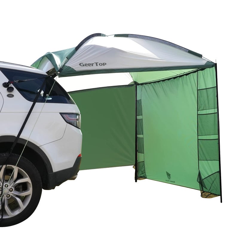 GEERTOP Lightweight Car Side Tent for SUV Camping Vehicle Awning Truck Canopy Car Tent for Van MPV RV Jeep Outdoor Travel