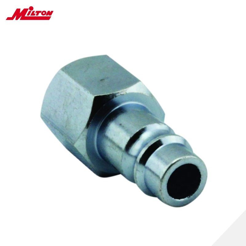 Milton S-217 1/4" NPT V Style Coupler and Plug Kit - 6 Piece - Image 3