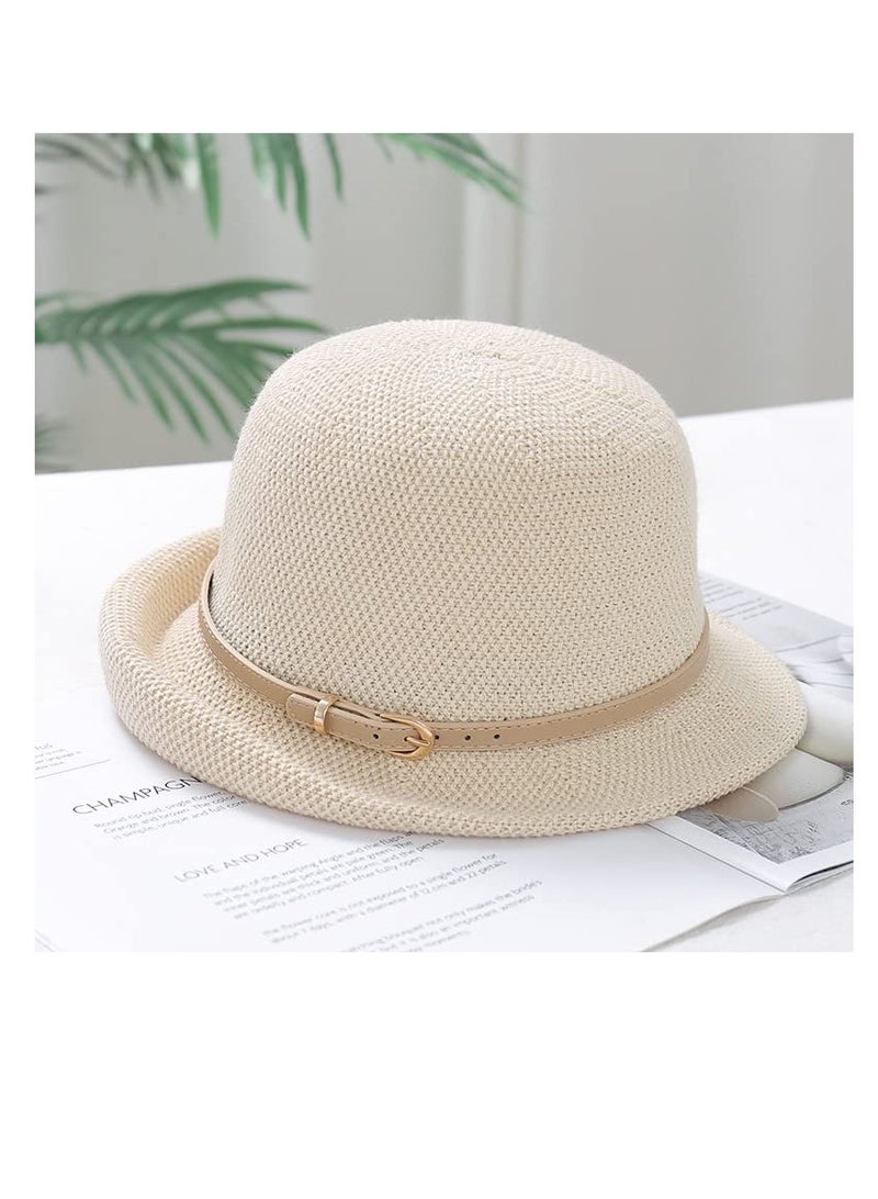 SOLARAE Foldable Bucket Hat for Women, UV Protection Beach Sun Hats, Fashion Summer Beach Hats, Suitavble for Vacation, Camping, Hiking, Gardening, Traveling - Image 5