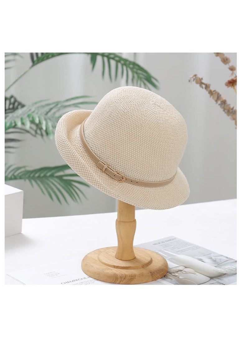 SOLARAE Foldable Bucket Hat for Women, UV Protection Beach Sun Hats, Fashion Summer Beach Hats, Suitavble for Vacation, Camping, Hiking, Gardening, Traveling - Image 4