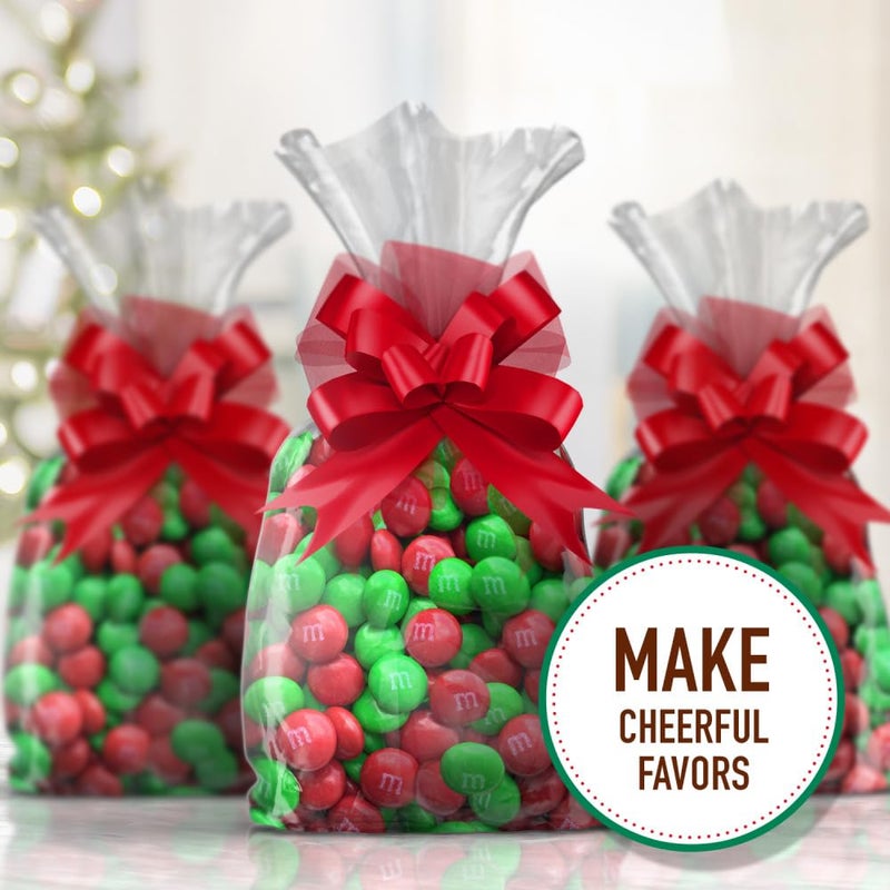 M&M'S Milk Chocolate Christmas Candy, Stocking Stuffers, Christmas Chocolate, 10 Oz Bag - Image 4