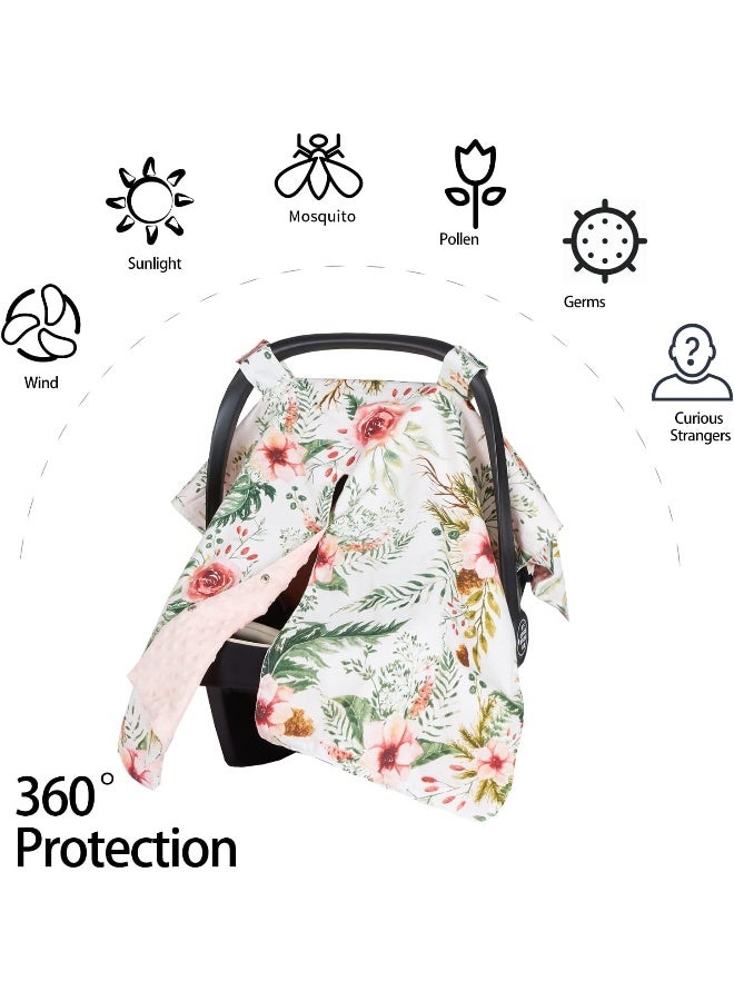 Insular Baby Car Seat Cover (Rose) - Image 2