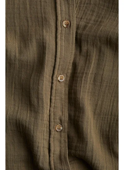 اتش اند ام MAMA Before & After Muslin shirt