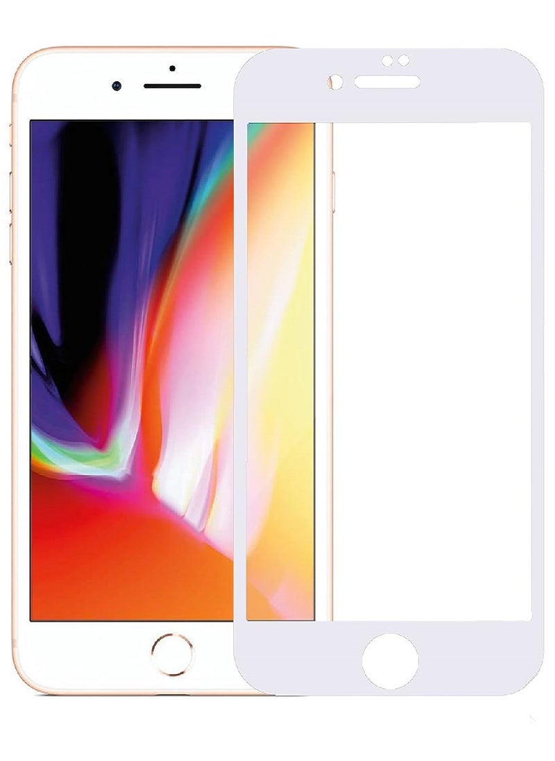 Super Tempered Glass Screen Protector 5D Designed For iPhone 8 Full Glue Edge to Edge Full Screen Coverage And Bubble Free - Image 1