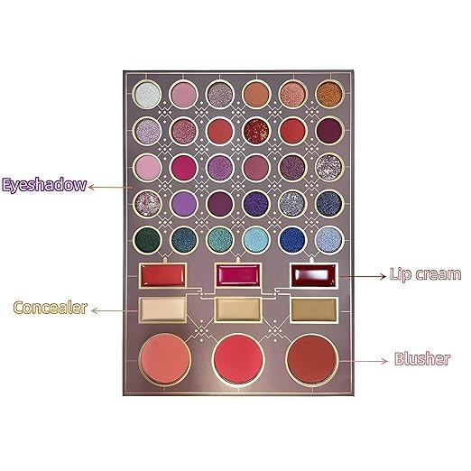 ADOERE Professional 78 Color Eyeshadow makeup kit Eye Face Palette Including 60 Eyeshadow 6 Pressured Powder 3 Highlighter3 Lip Cream3 Blusher 3 Concealer936 g Multicolors - Image 4
