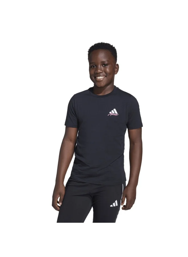adidas Adidas Y Messi G T M Black Football/Soccer T-Shirts For Men