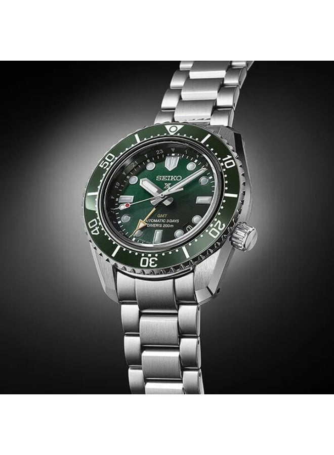 Seiko Prospex SPB381 “1968 Diver’s GMT” – Modern Re-interpretation with Rich Green Dial, Gold GMT Hand, 72-Hour Reserve, 42mm Dive-Spec Steel - Image 5