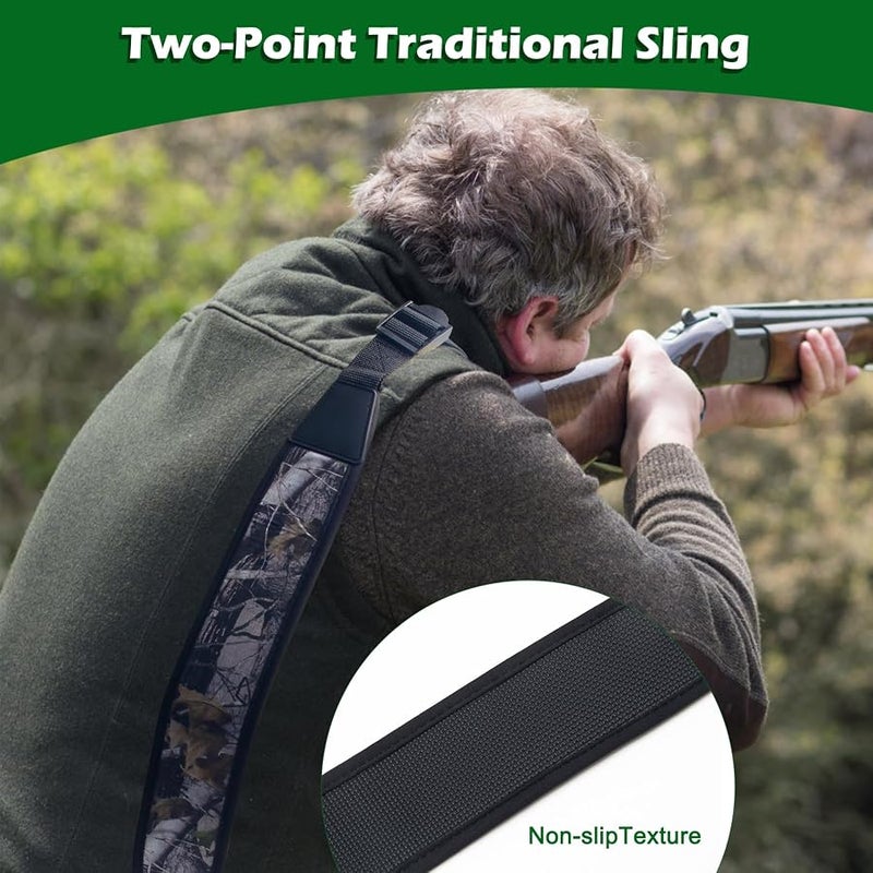 Anglekai 2 Pack Two-Point Traditional Sling Shoulder Strap for Hunting - Image 4