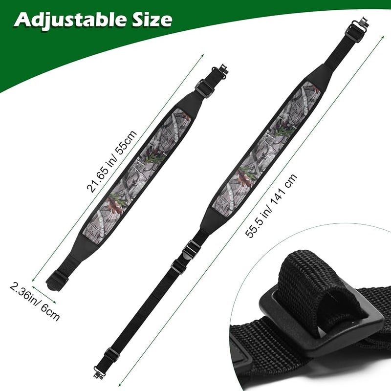 Anglekai 2 Pack Two-Point Traditional Sling Shoulder Strap for Hunting - Image 2