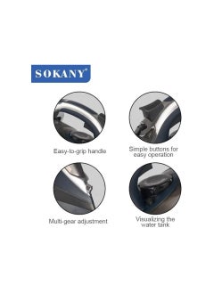 sokany Electric Garment Steamer 3200W SK-11029 Dark Blue x Black  - Image 3
